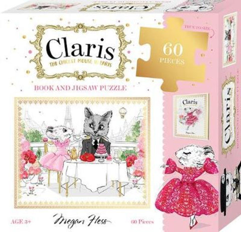 Claris: Book and Jigsaw Puzzle Set from Megan Hess - Harry Hartog gift idea