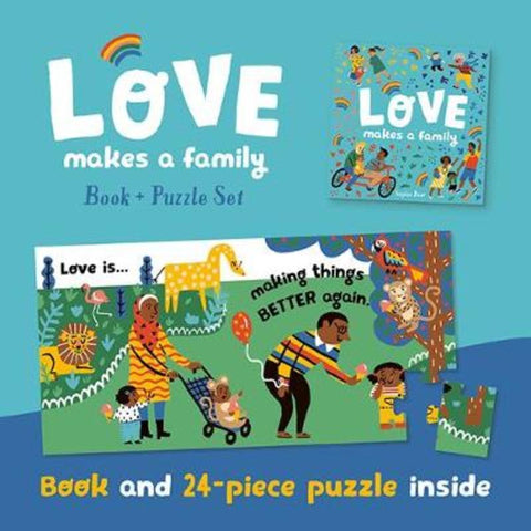 Love Makes a Family Book and Puzzle Set from Sophie Beer - Harry Hartog gift idea