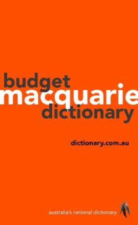 Macquarie Budget Dictionary by Macquarie Dictionary - 9781760553685