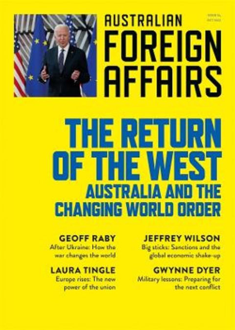 The Return of the West: Australia and the Changing World Order by Jonathan Pearlman - 9781760643478