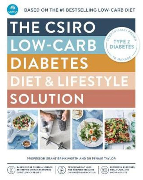 The CSIRO Low-carb Diabetes Diet & Lifestyle Solution by Professor Grant Brinkworth - 9781760788353