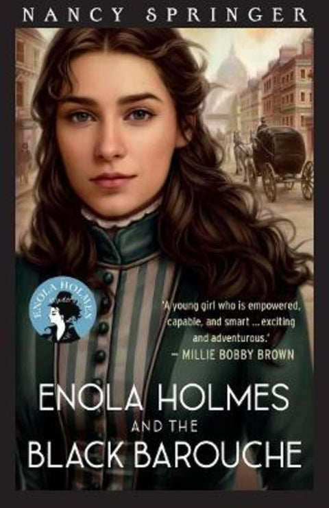 Enola Holmes and the Black Barouche: Enola Holmes 7 by Nancy Springer - 9781761065255