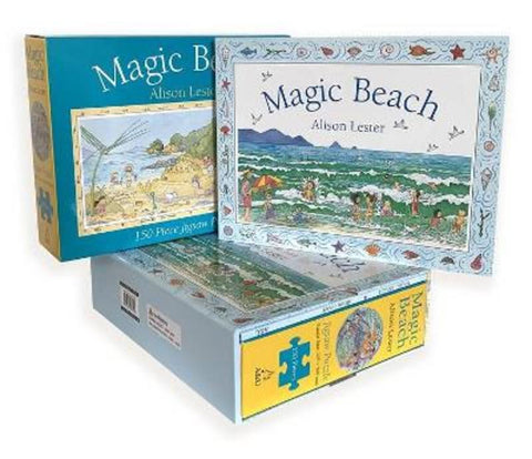 Magic Beach Book and Jigsaw Puzzle from Alison Lester - Harry Hartog gift idea