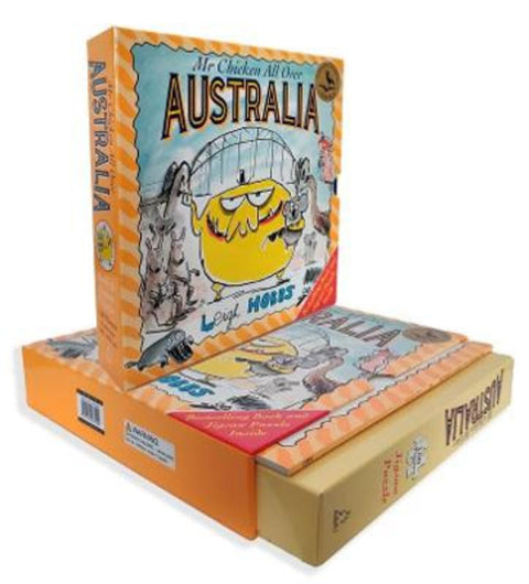 Mr Chicken All Over Australia Book and Jigsaw Puzzle by Leigh Hobbs - 9781761067204