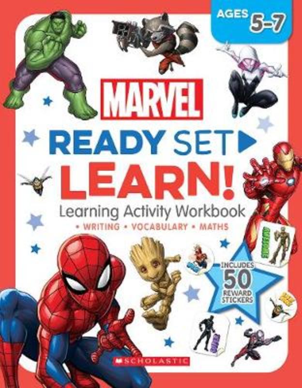 Marvel: Ready Set Learn! Learning Activity Workbook (Ages 5 - 7 Years) by  - 9781761120473