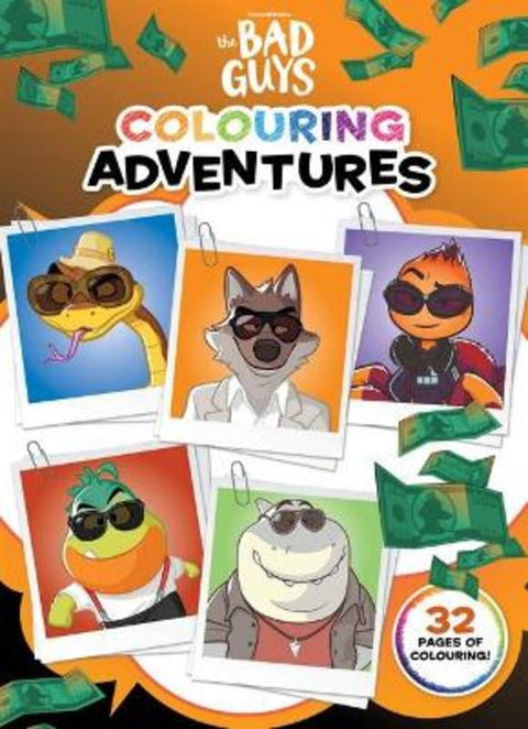 The Bad Guys Colouring Adventures (Dreamworks) by  - 9781761203305