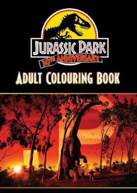Jurassic Park 30th Anniversary: Adult Colouring Book (Universal) - 9781761209918