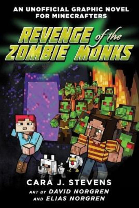 Revenge of the Zombie Monks (An Unofficial Graphic Novel for Minecrafters #2) by Cara Stevens - 9781761293719