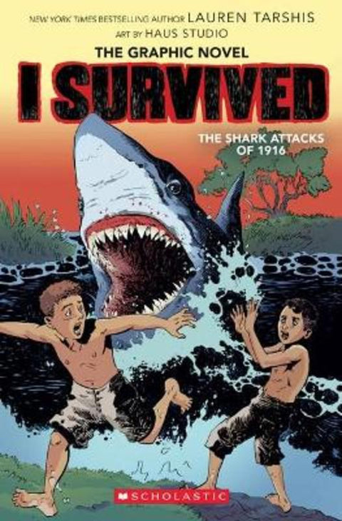I Survived the Shark Attacks of 1916 (The Graphic Novel) by Lauren Tarshis - 9781769112845
