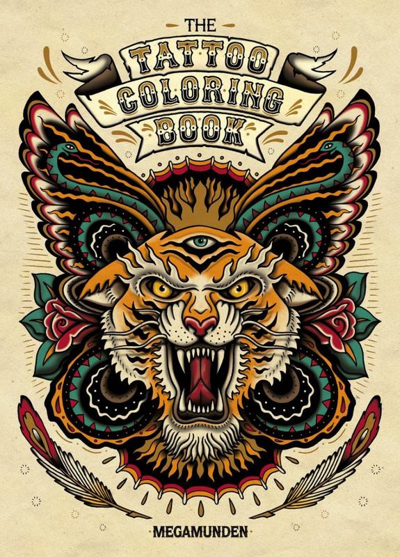The Tattoo Colouring Book by Megamunden - 9781780670126