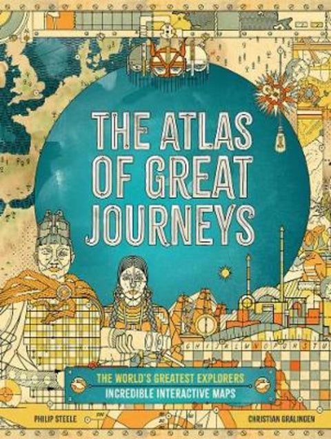 The Atlas of Great Journeys by Philip Steele - 9781783125104