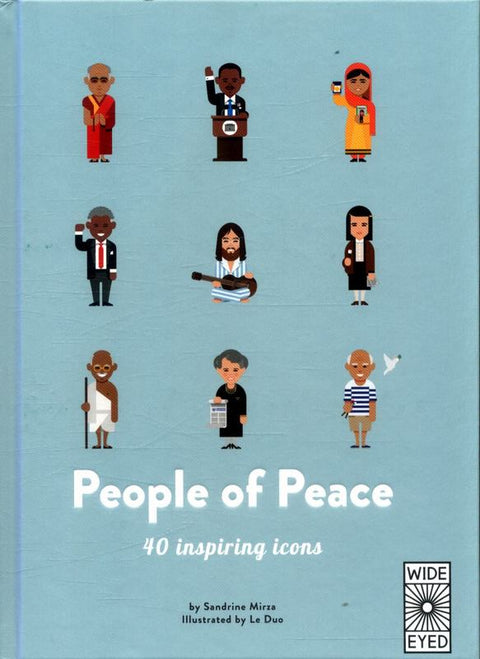 40 Inspiring Icons: People of Peace by Sandrine Mirza - 9781786031488