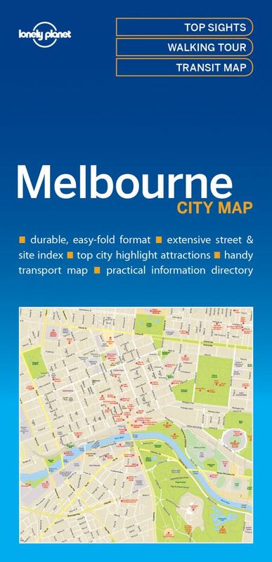 Lonely Planet Melbourne City Map by Lonely Planet - 9781786575029