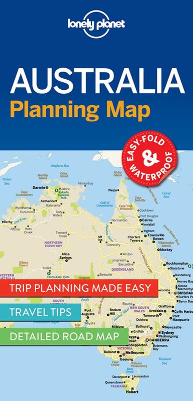Lonely Planet Australia Planning Map by Lonely Planet - 9781786579089
