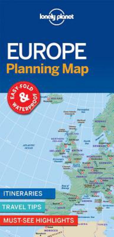 Lonely Planet Europe Planning Map by Lonely Planet - 9781786579102