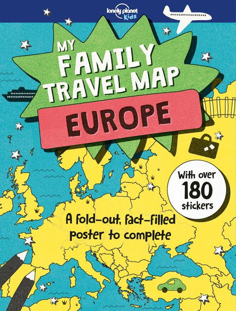 Lonely Planet Kids My Family Travel Map - Europe by Lonely Planet Kids - 9781787013216