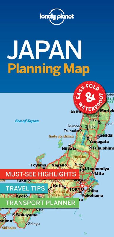 Lonely Planet Japan Planning Map by Lonely Planet - 9781787014510