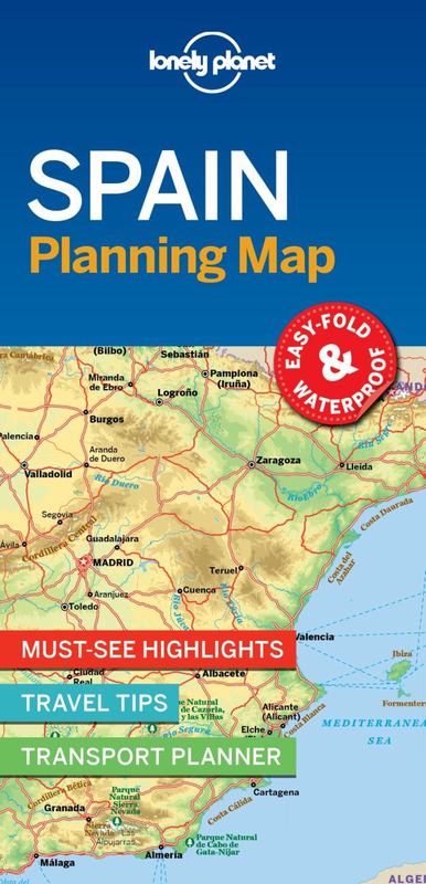 Lonely Planet Spain Planning Map by Lonely Planet - 9781787014527