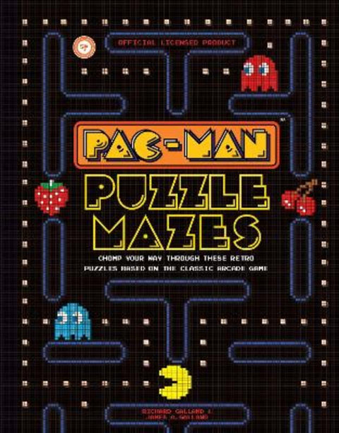 PAC-MAN Puzzle Mazes by Richard Wolfrik Galland - 9781787392915