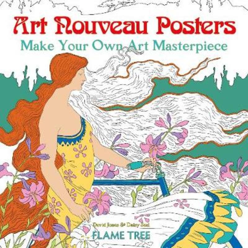 Art Nouveau Posters (Art Colouring Book) by Daisy Seal - 9781787552906
