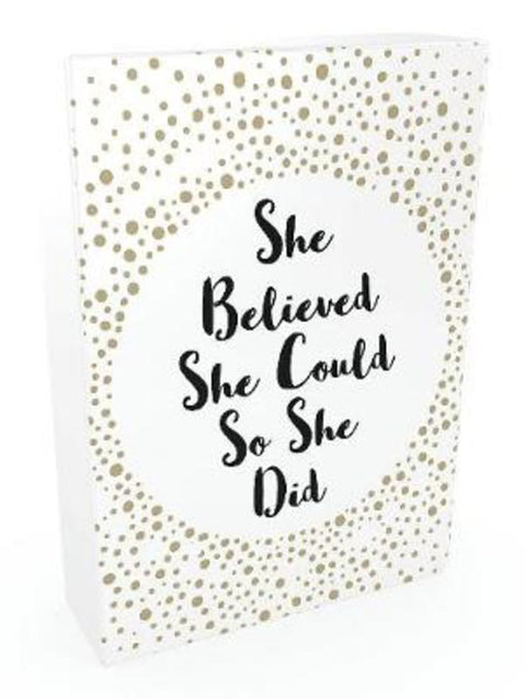 She Believed She Could So She Did by Summersdale Publishers - 9781787835184
