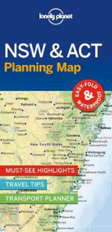 Lonely Planet New South Wales & ACT Planning Map by Lonely Planet - 9781788686013