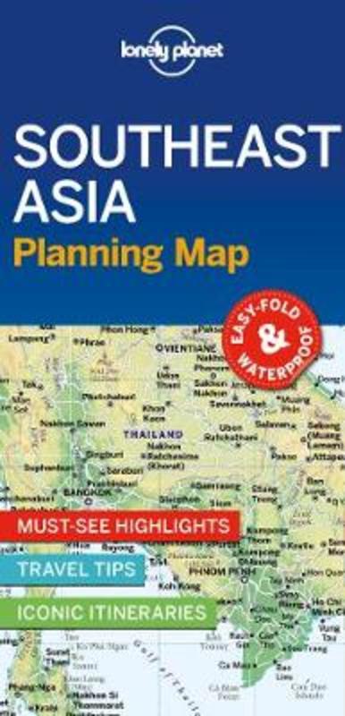 Lonely Planet Southeast Asia Planning Map by Lonely Planet - 9781788686082