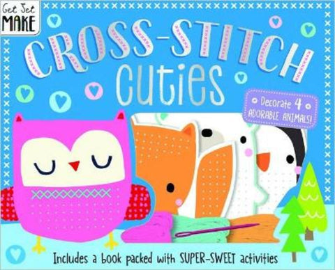 Cross-stitch Cuties Activity Kit by Amy Boxshall - 9781789479379