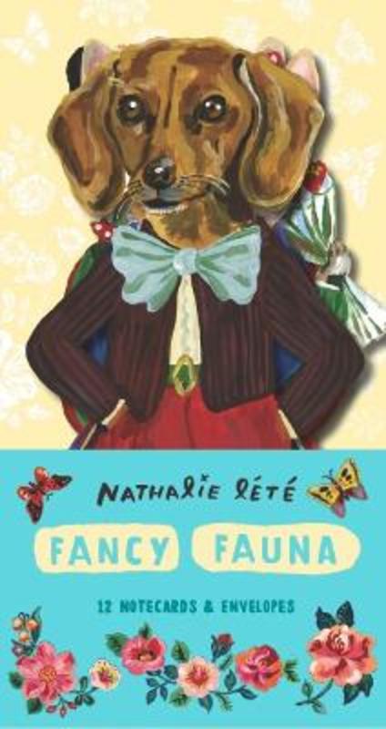 Fancy Fauna: 12 Notecards & Envelopes by Nathalie Lete - 9781797201955