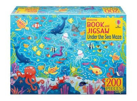 Book and Jigsaw Under the Sea Maze by Sam Smith - 9781801310918