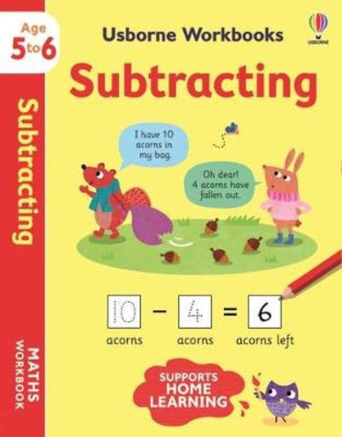Usborne Workbooks Subtracting 5-6 by Holly Bathie - 9781801313469