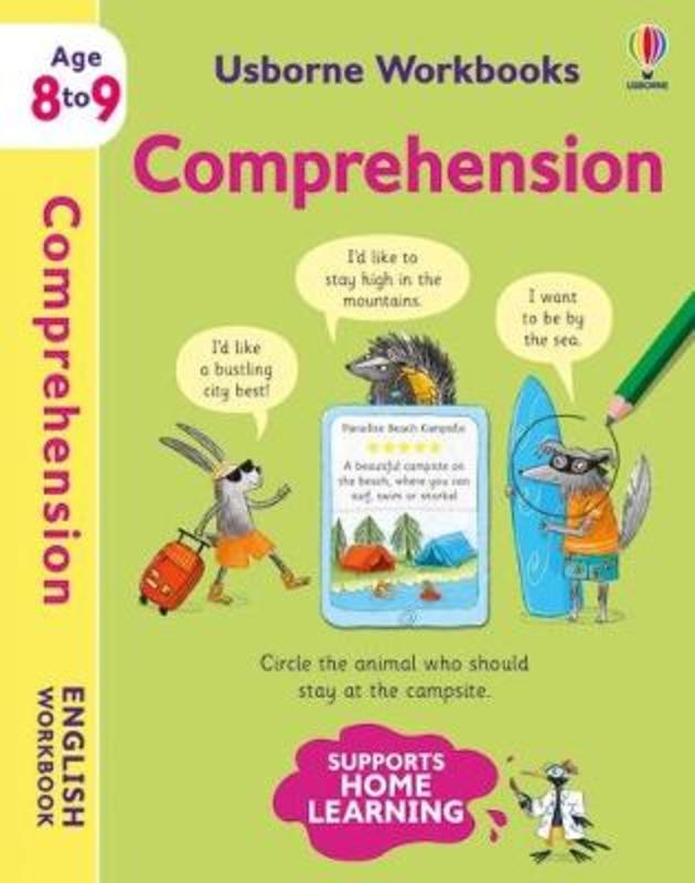 Usborne Workbooks Comprehension 8-9 by Caroline Young - 9781801313490