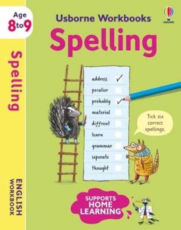 Usborne Workbooks Spelling 8-9 by Jane Bingham - 9781801313506