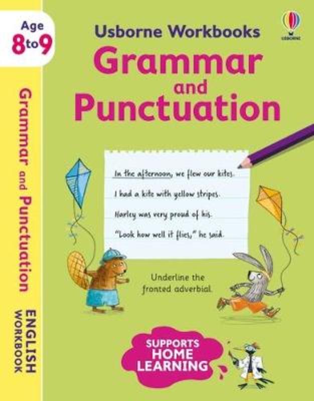 Usborne Workbooks Grammar and Punctuation 8-9 by Jane Bingham - 9781801313513