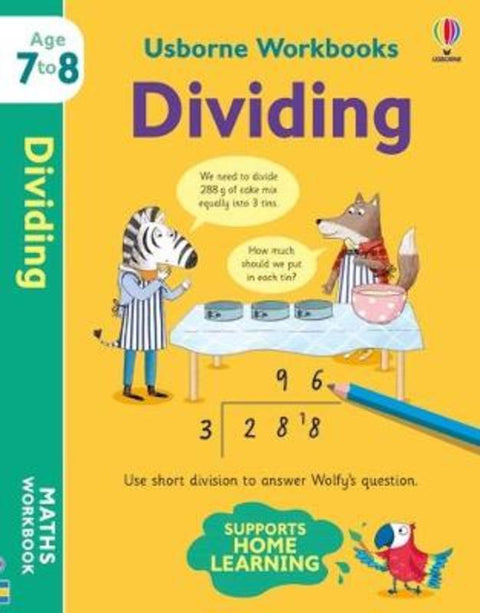 Usborne Workbooks Dividing 7-8 by Holly Bathie - 9781801313537