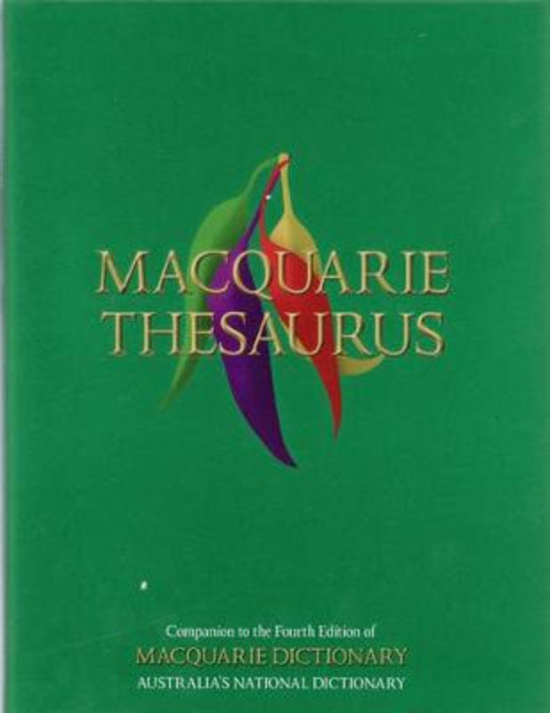 Macquarie Thesaurus by Macquarie Dictionary 9781876429614 Harry Hartog