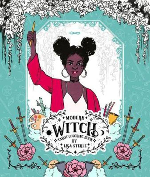 Modern Witch Tarot Coloring Book by Lisa Sterle - 9781912634330
