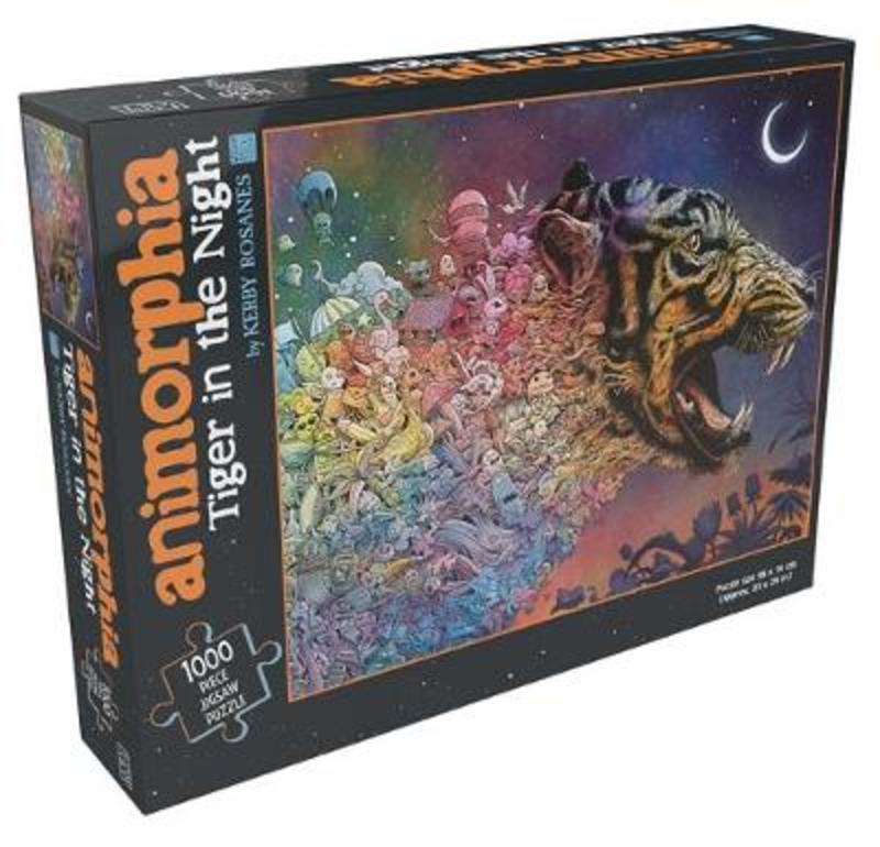 Animorphia: Tiger in the Night from Kerby Rosanes - Harry Hartog gift idea
