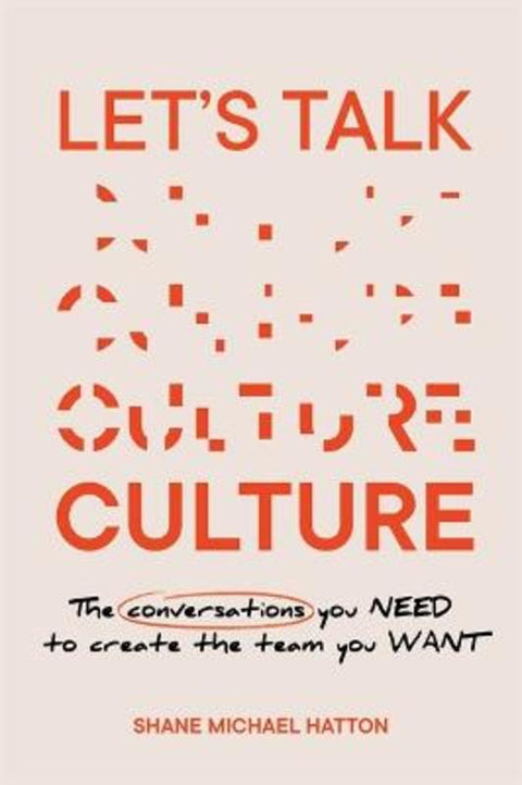 Let's Talk Culture by Shane Michael Hatton - 9781922611383