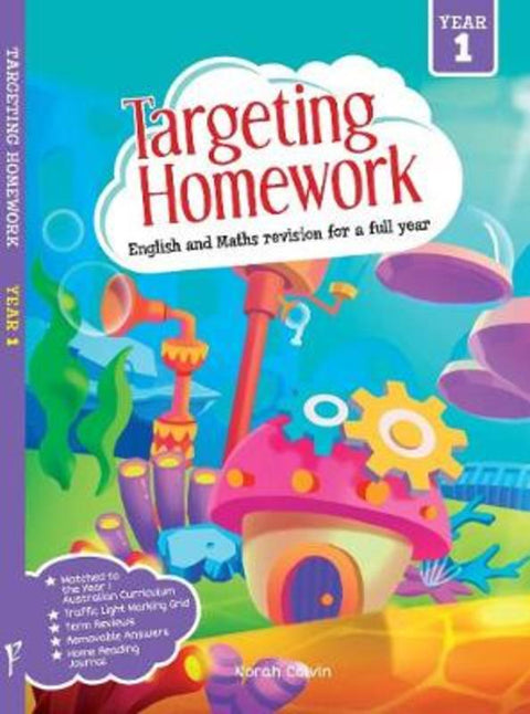 Targeting Homework Activity Book Year 1 by Norah Colvin - 9781925726206