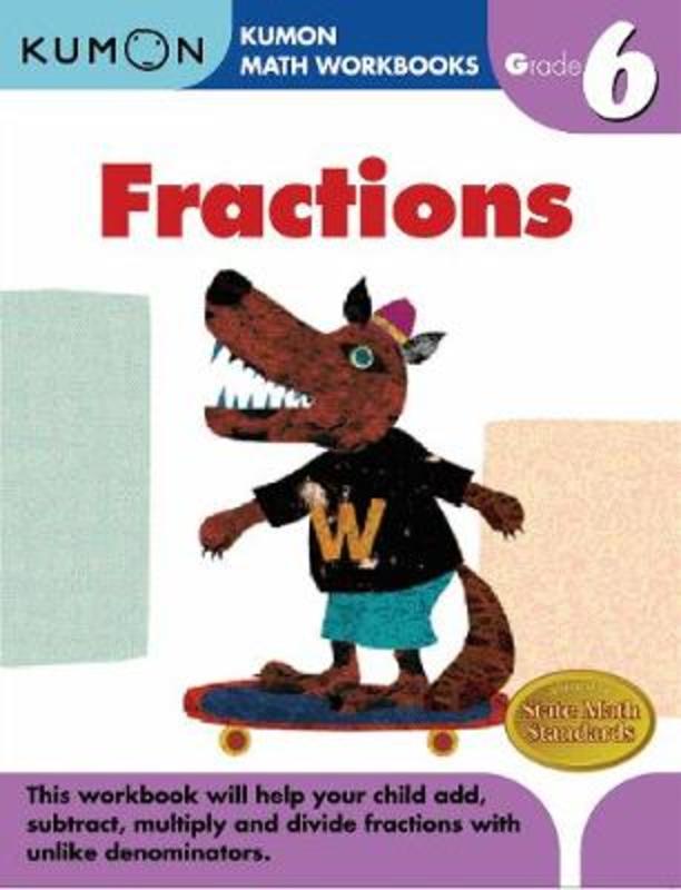 Grade 6 Fractions by Kumon - 9781933241609