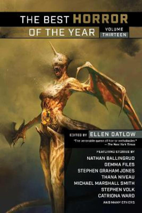 The Best Horror of the Year Volume Thirteen by Ellen Datlow - 9781949102604