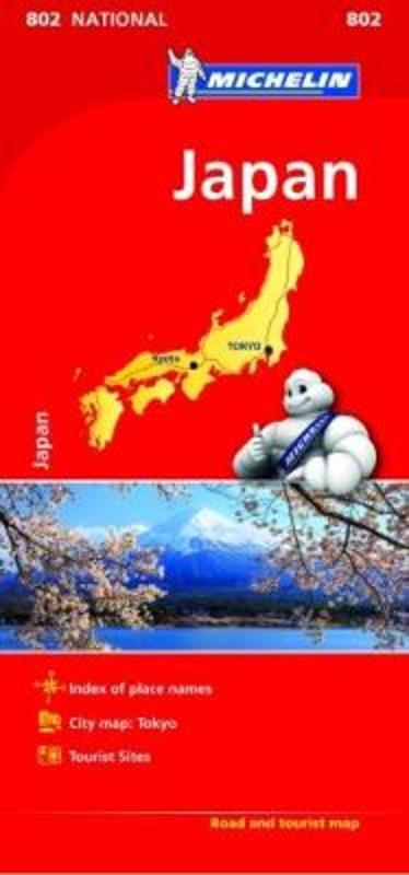 Japan National Map 802 by Michelin - 9782067229259