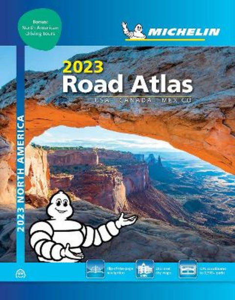 Road Atlas 2023 - USA, Canada, Mexico (A4-Spiral) by Michelin - 9782067254794